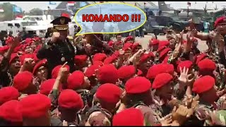 Viral !! Yel yel Kopassus HUT TNI ke 74