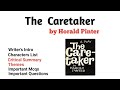 The Caretaker By Harold Pinter Urdu Hindi The Caretaker Summary And Analysis In Detailed 