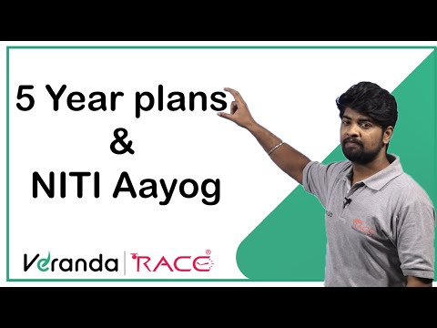 5 Year Plans In Indian Economy U0026 NITI Aayog | TNPSC | Veranda Race