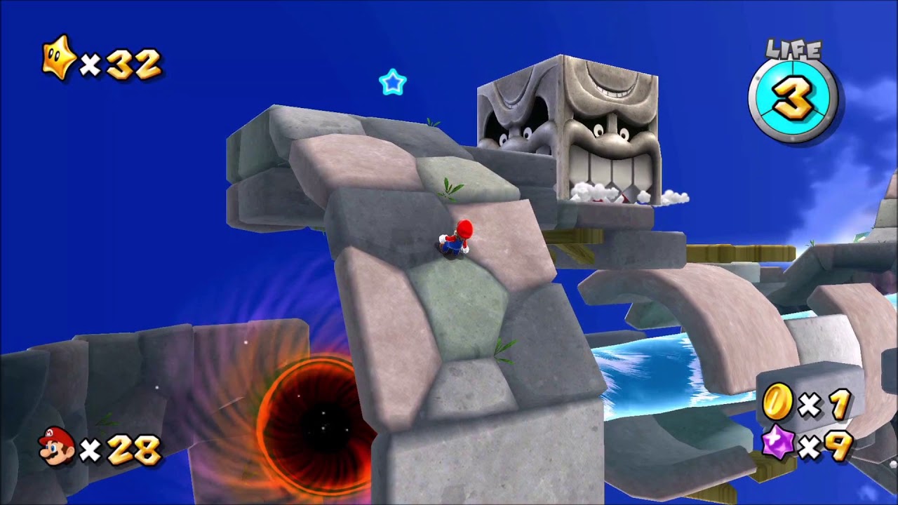 Super Mario Galaxy Beach Bowl Galaxy The Secret Undersea Cavern