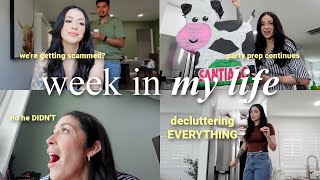 45 min vlog: getting scammed??? + Deni SHOCKED ME + decluttering !