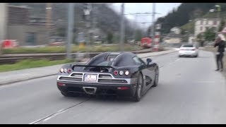 Koenigsegg CCX hard Accelerations \& DRAG RACING