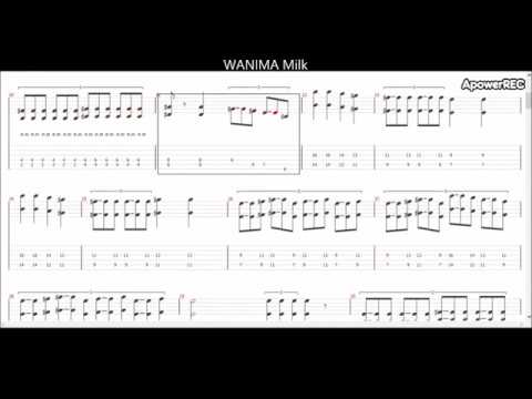 【WANIMA】Milk ミルク ギター タブ譜 TAB