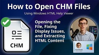 How to Open CHM Files (Windows HTML Help Viewer)