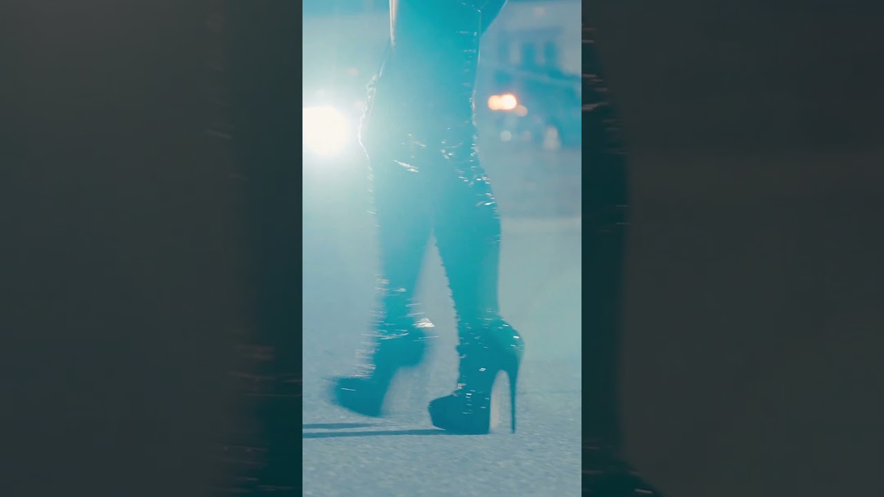 Walking in Giaro overknees. Out now. 