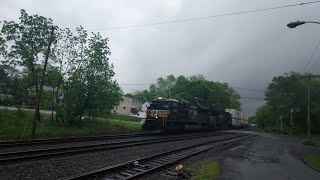 NS 1024 SD70ACE Leads 23G through Piscataway! 5/10/24