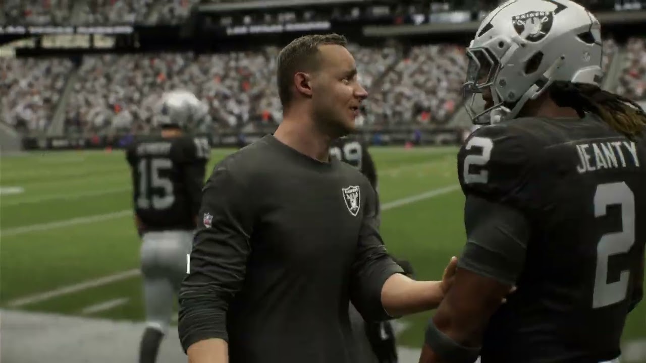 Year 3 Week 8 Raiders vs Bears | Full Game Simulation Franchise Rebuild | Madden 26
