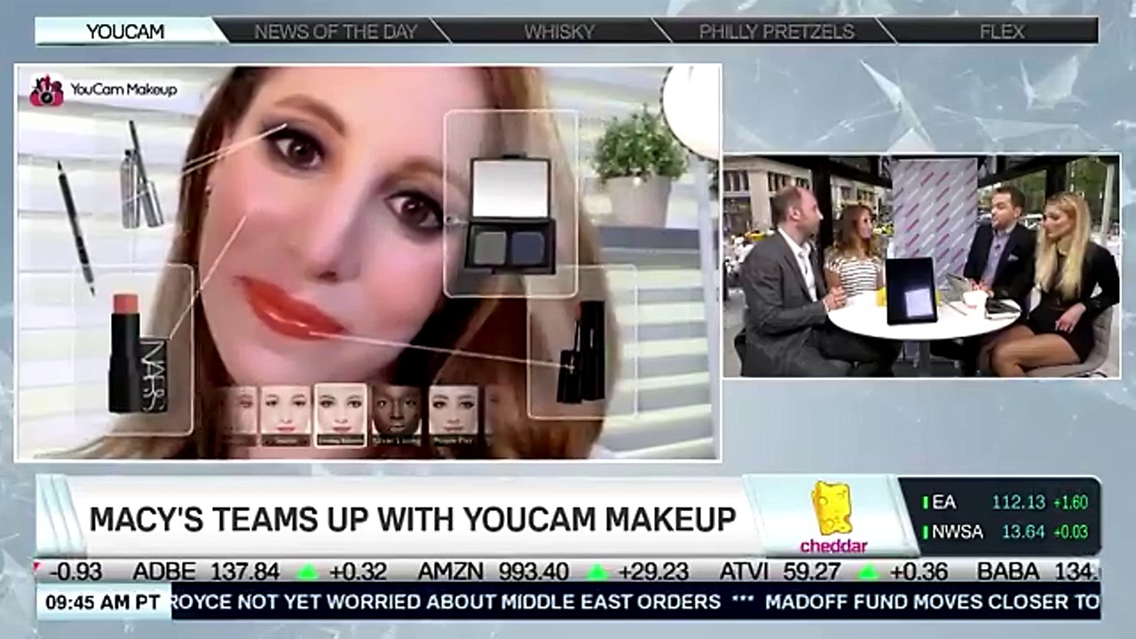 YouCam Makeup Grabs Headlines LIVE On Cheddar TV YouTube