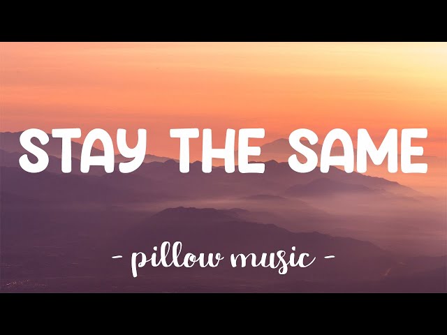 Stay The Same - Joey Mcintyre (Lyrics) 🎵 class=