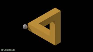 Penrose Triangle Background • Loop HD Screensaver 🔇 screenshot 1