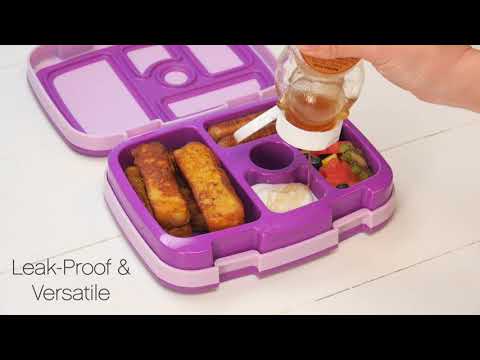 Bentgo Kids Leak-Proof Snack Container ,Purple