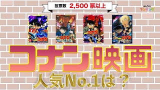 【約3千票の投票で決定】名探偵コナン映画ランキング！1番人気の劇場版作品は？