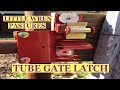 Livestock tube gate latch