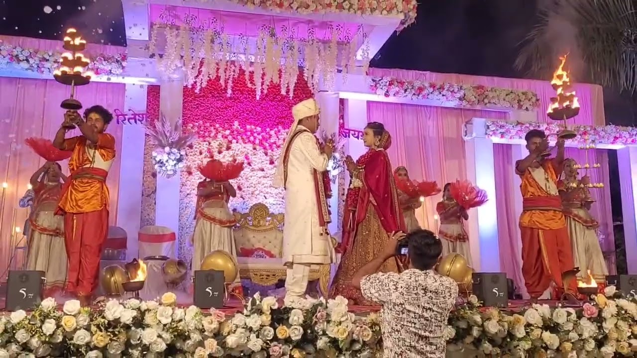 Ganga aarti varmala concept ✨️