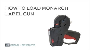 How to Load  Monarch #1131 and #1136 Label Gun