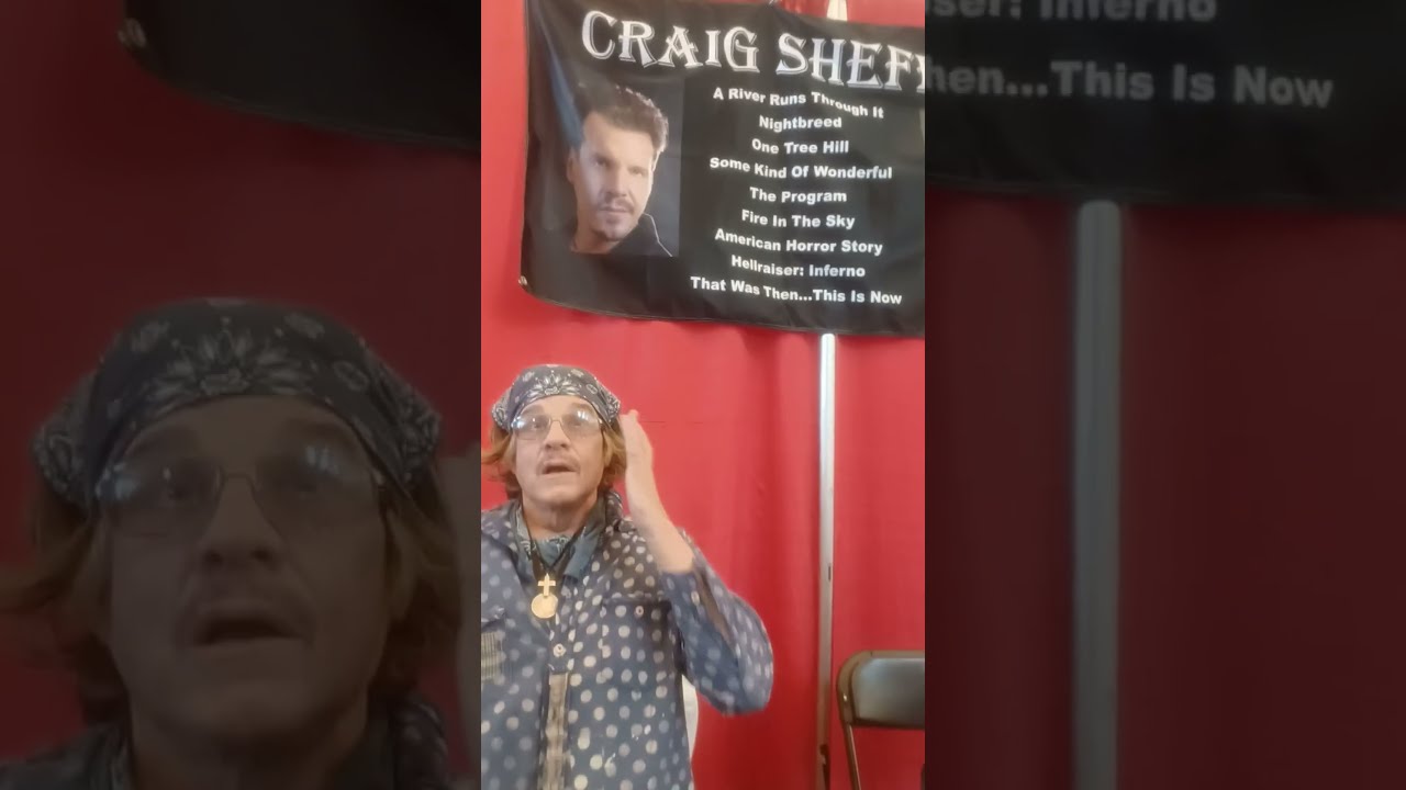 Craig Sheffer meeting at Monsterpalooza 2025