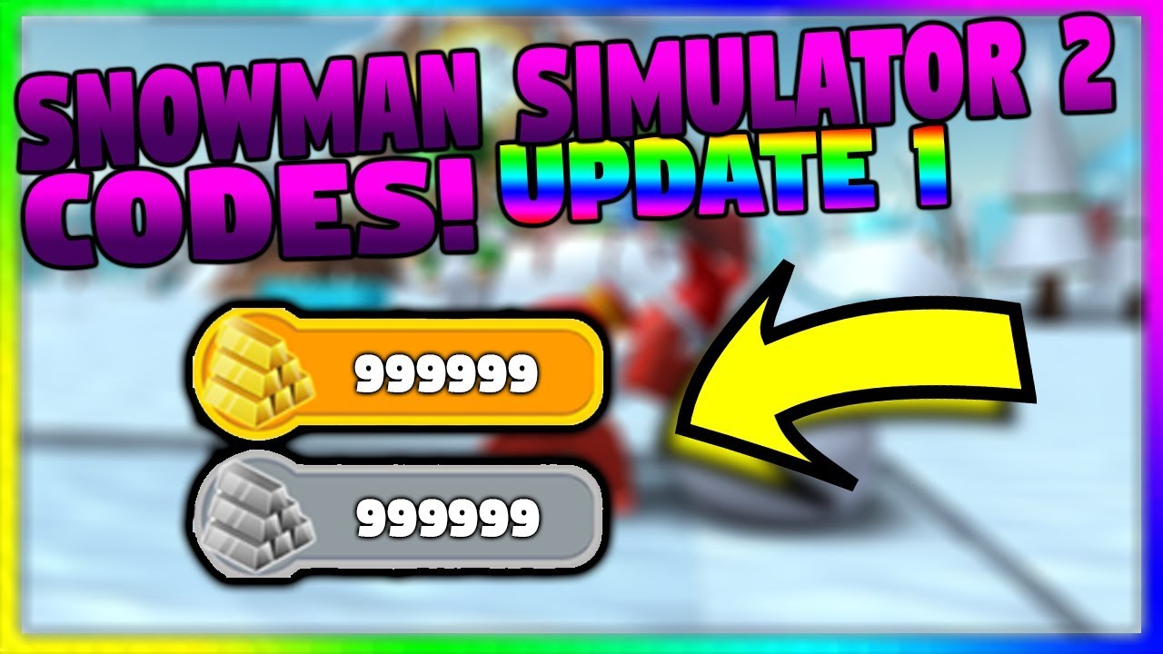 SNOWMAN SIMULATOR 2 NEW CODES FREE COINS YouTube