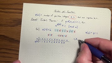 Lecture 12 - Euler Phi Function