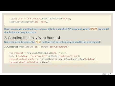 Converting Http Request to Unity Web Request