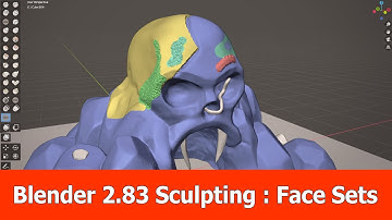 Blender 2.83 New Sculpting Features: Face Sets