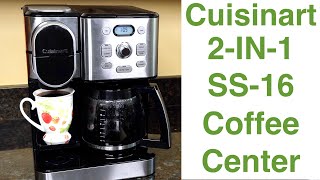 Cuisinart Coffee Center 2in1 Coffeemaker Review and Demo