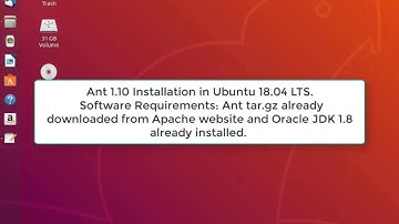 Ant 1.10 Installation in Ubuntu 18.04 LTS