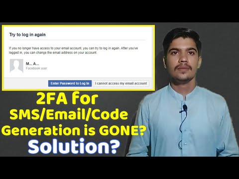 Facebook login Code Problem Solved | 2FA For SMS/Email/Code Gernator is Not Showing Fixed