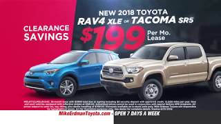 The National Clearance Event at Mike Erdman Toyota