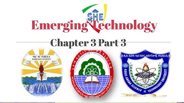Introduction to Emerging Technology || Artificial intelligence  Chapter 3 part 3 by Afaan Oromoo