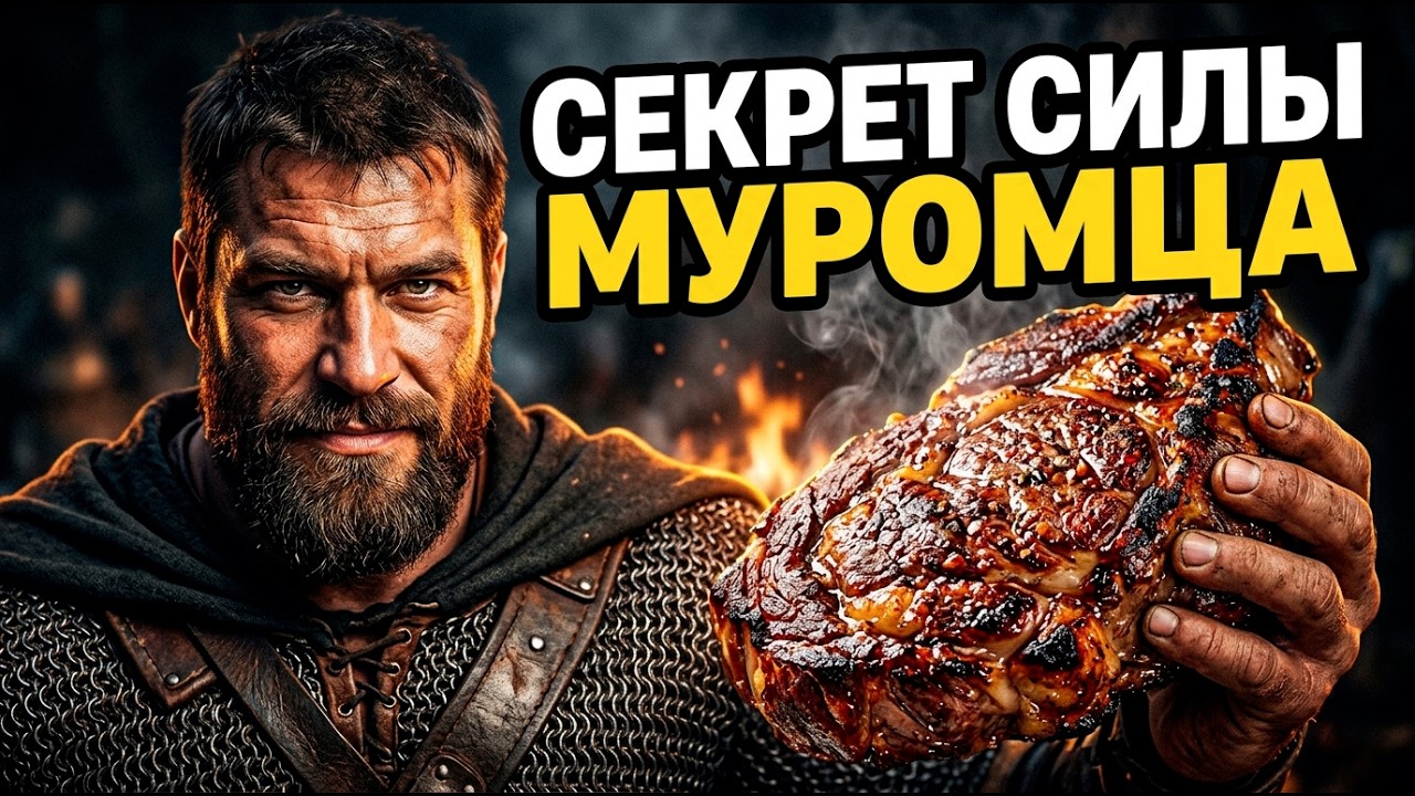 Ешь как ИЛЬЯ МУРОМЕЦ! Разбор рациона БОГАТЫРЯ