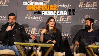 Rocky Bhai INSECURE with Adheera ?? - Sanjay Dutt Reaction on Yash | KGF 2