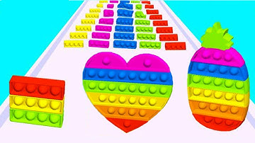 Fidget Rush 🌈🍍🌈 Gameplay Max Level All Levels Android, iOS