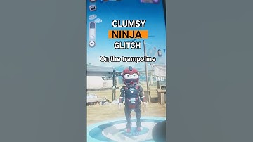 CLUMSY NINJA On the Trampoline but it