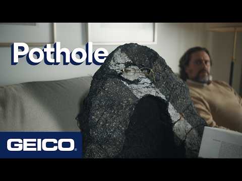 Pothole | All About You | GEICO Insurance - Get a Quote now: https://on.gei.co/getquote 