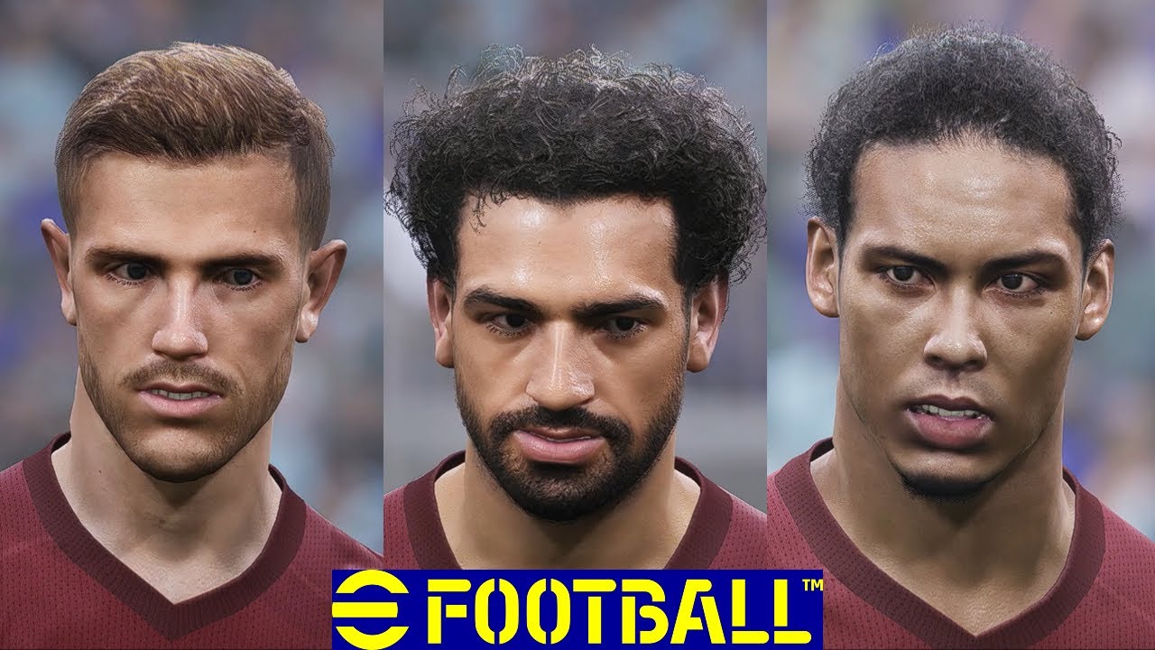 eFootball 2022 Liverpool Faces | In Game