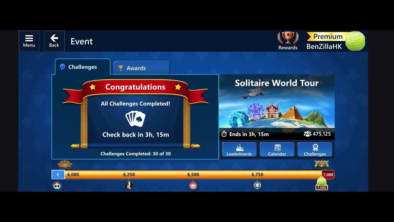 Microsoft Solitaire Collection | Event Challenge: Solitaire World Tour | 31 March 2025 Solution