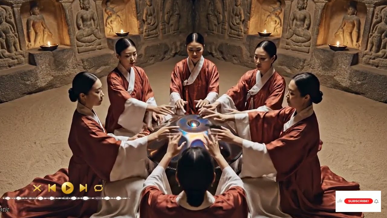 Hollow Driftbells Still Lotus River  | 1 hour handpan music