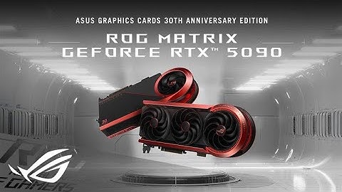 ROG Matrix GeForce RTX 5090 | Built on Legacy. Performance Perfected.