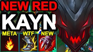 Wild Rift China Top1 Kayn Jungle - Red Kayn New Fighter Build Runes - Kayn Winrate75.4% !?