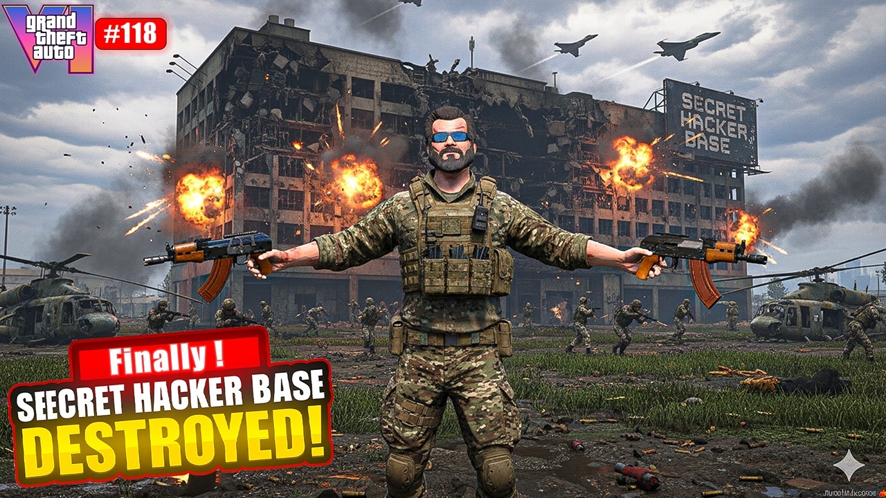 SECRET HACKER BASE FINALLY DESTROYED in GTA 5 REAL LIFE!🔥 