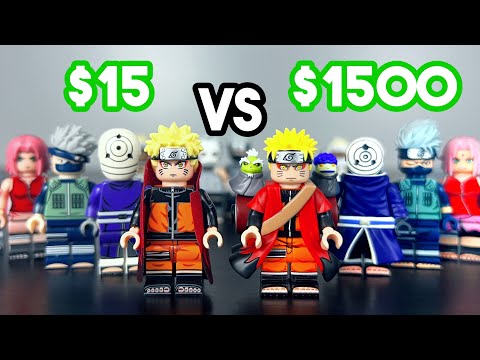 $15 VS $1500 Lego Naruto Minifigs, Collection Update