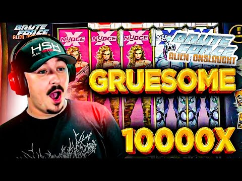 GRUESOME 10000X ON BRUTE FORCE ALIEN ONSLAUGHT | HSH REACTS