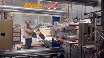 One more auto bumper injection molds I. First testing in Plasmolde factory