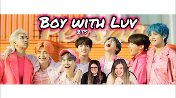 BTS- Boy With Luv (feat. Halsey) M/V Reaction