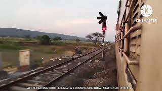 Belgavi To Mumbai : Full Journey : 17317 UBL - DR Express : Indian Railways