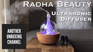 Radha Beauty Ultrasonic Essential Oil Diffuser Unboxing & Review!!