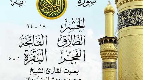 تلاوة خيالية نادرة إبداع الشيخ محمد صديق المنشاوي نهاوند - من سورة الحشر وقصار السور .نوادر 90 صدى