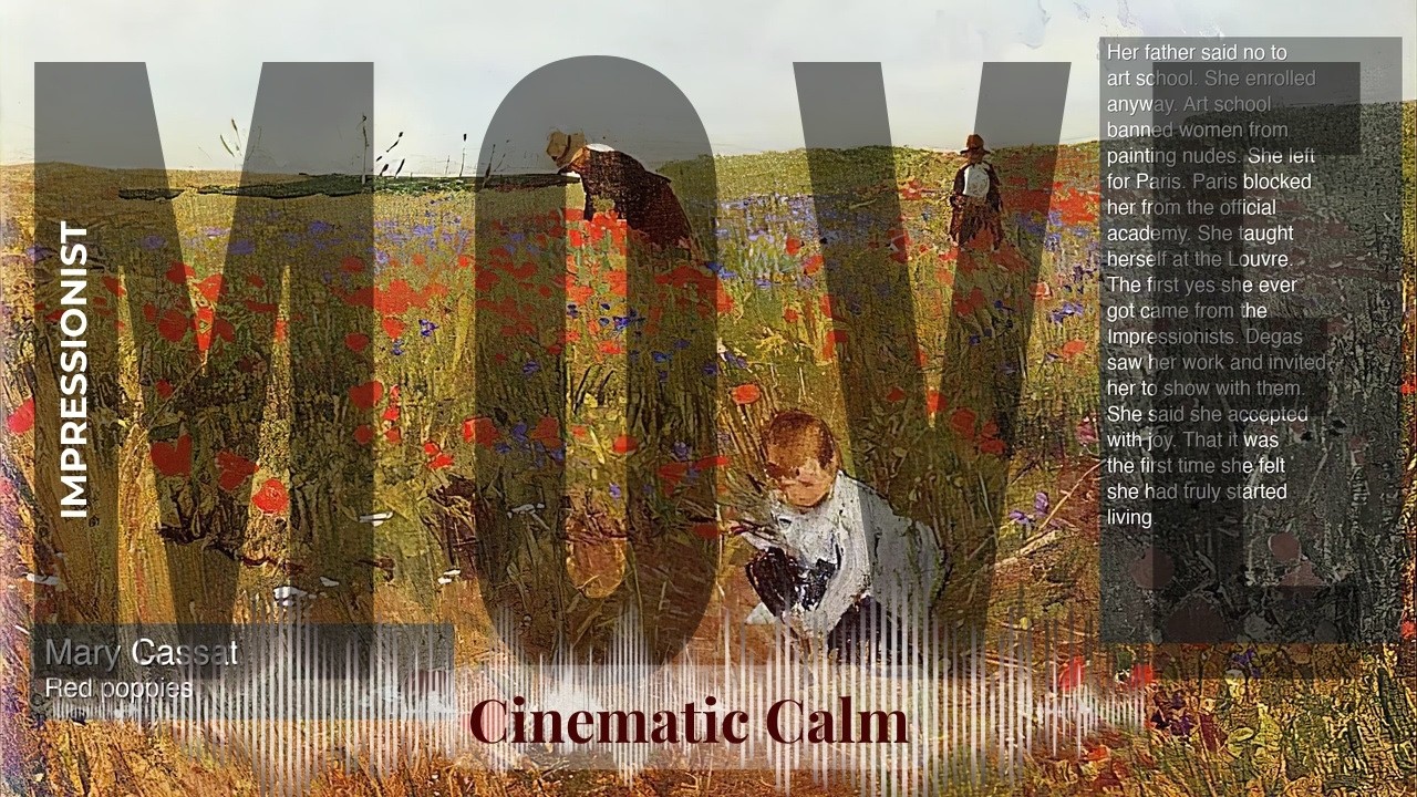 Move - Cinematic Calm with Impressionist | Cassat · Red poppies & others