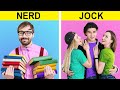 Jock vs Nerd / Funny Situations That Everyone Can Relate To