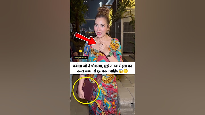 Babita ji shocked everyone in Tarak Mehta's Ulta Chashma #babitaji #jethalal